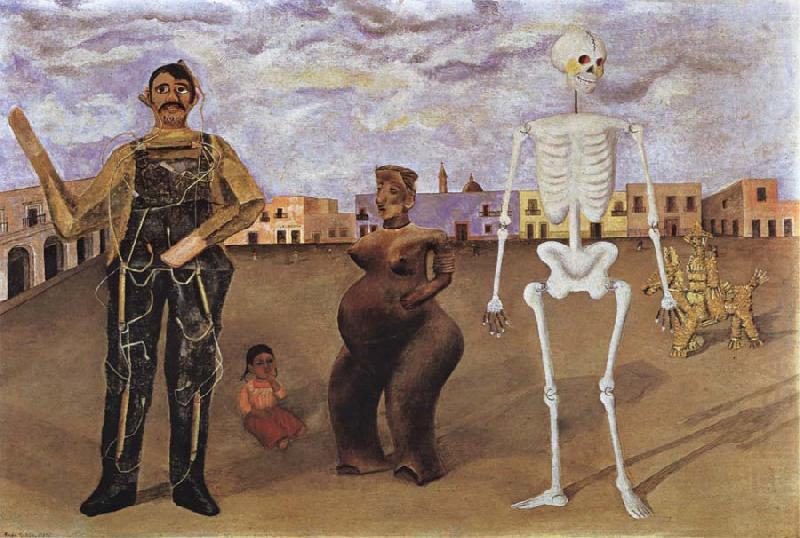 Frida Kahlo Four Inhabitants of Mexico china oil painting image